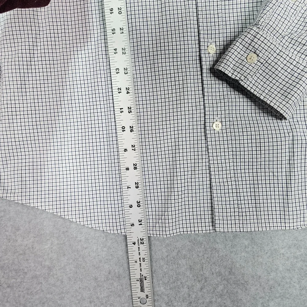 Vineyard Vines Shirt Men 2XL Classic Fit Whale Shirt Plaid Button Up Long Sleeve